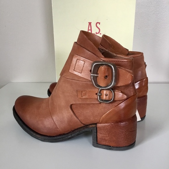NIB A.S.98 Olin Ankle boots Cognac (42) 11 - Picture 6 of 11